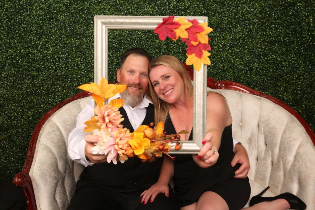 Studio Set for a Wedding Photo Booth