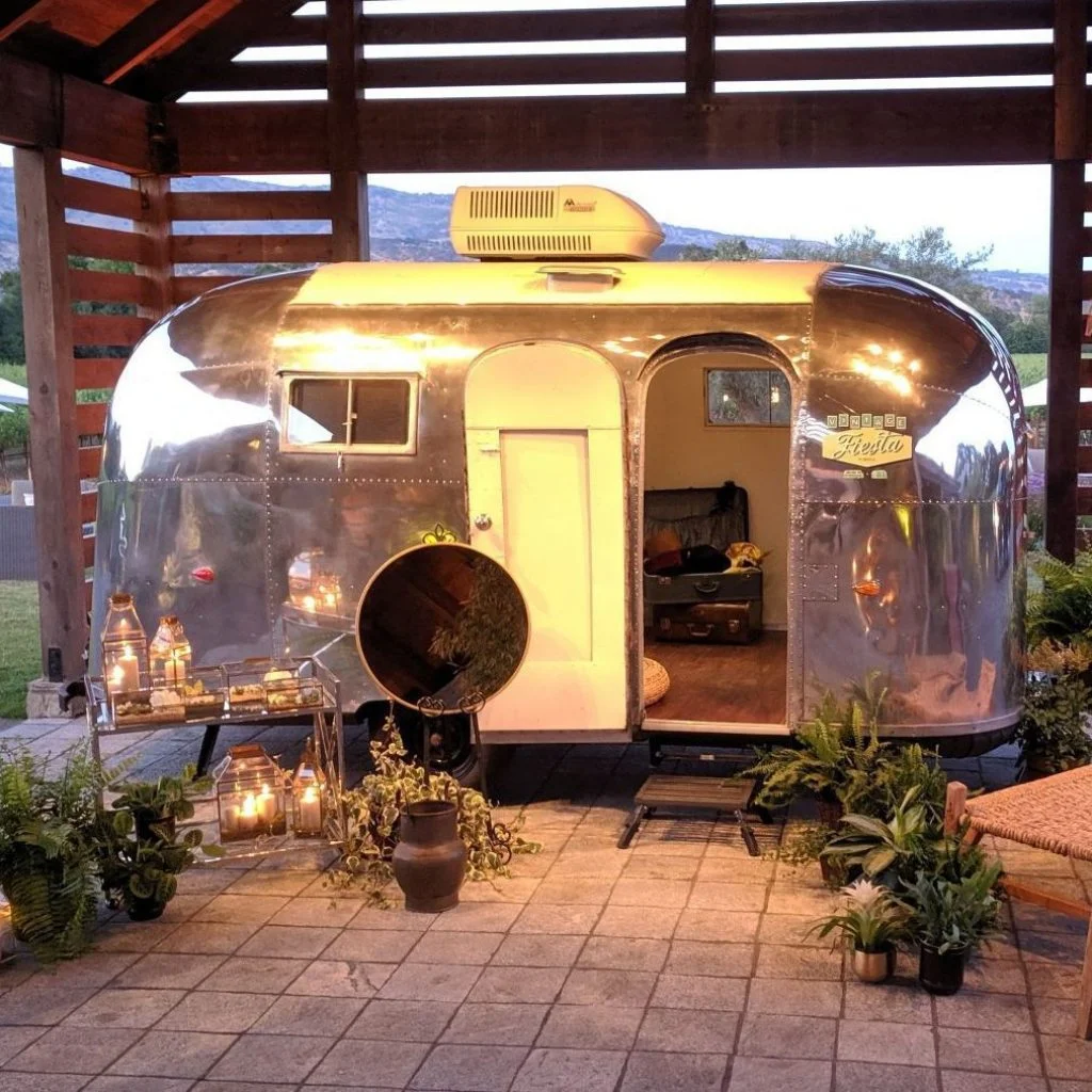 airstream photo booth from the side