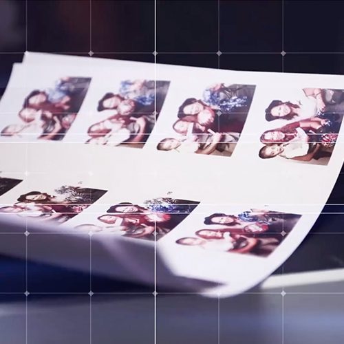 photostrips with a series of 4 images