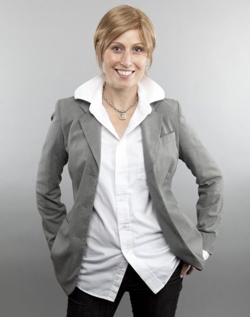 Woman posing for a professional headshot