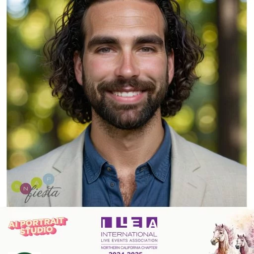 AI portrait of a man wearing a formal jacket.
